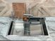 Кухонная мойка из нержавеющей стали Kroner Platinum Handmade SP7545DB Brushed Silver BV-001721 фото 3