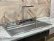 Кухонная мойка из нержавеющей стали Kroner Platinum Handmade SP7545DB Brushed Silver BV-001721 фото 2