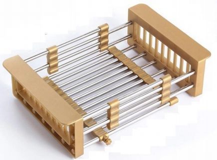Gold Kroner Stainless Steel SP8045G - Подвійна кухонна мийка з нержавіючої сталі Platinum Handmade BV-001730 фото