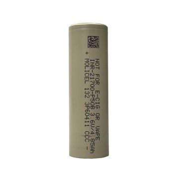 Акумуляторна батарея Molicel 21700 INR-P50B 5000 mAh 60A Li-ion BV-002221 фото