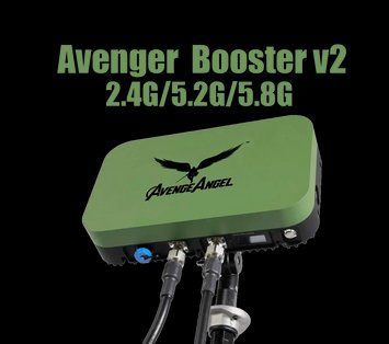 Выносная антенна AVENGER Booster v2 2.4G/5.2G/5.8G, трехдиапазонный усилитель сигнала для квадрокоптеров BV-000893-1 фото