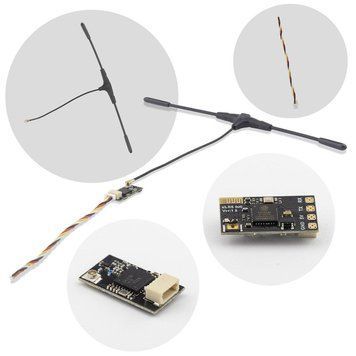 Приймач сигналу ELRS 915 MHz, BetaFPV 900 RX, прошивка 3.5.2, з антеною Immortal T (комплект 10 шт) BV-002147 фото