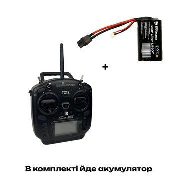 Пульт RadioMaster TX12 MKII ELRS M2 + Аккумуляторная батарея на 5000mAh 7.4V BV-000959 фото
