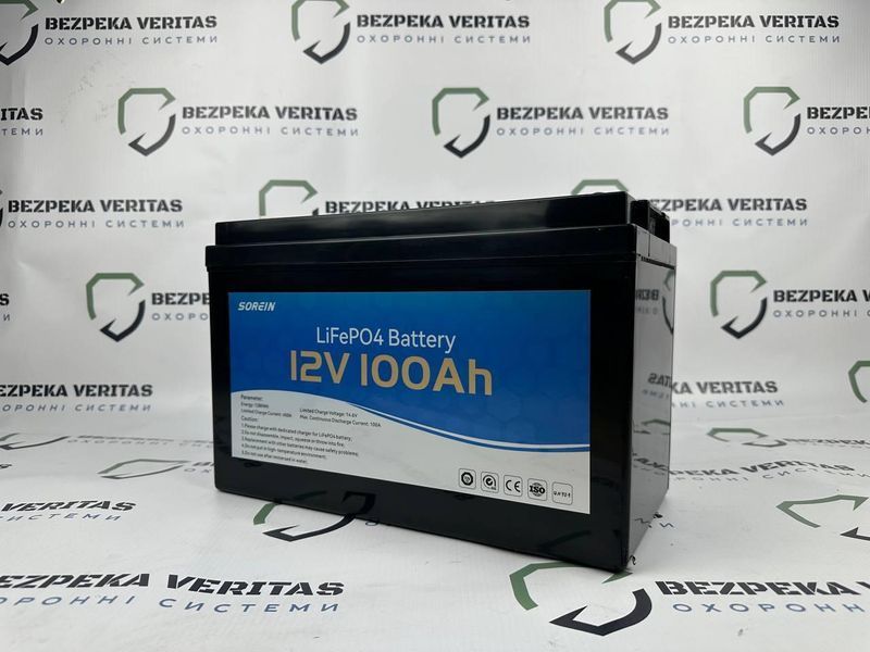 LiFePO4 аккумулятор Sorein 12V100AH 12100 BV-001306 фото