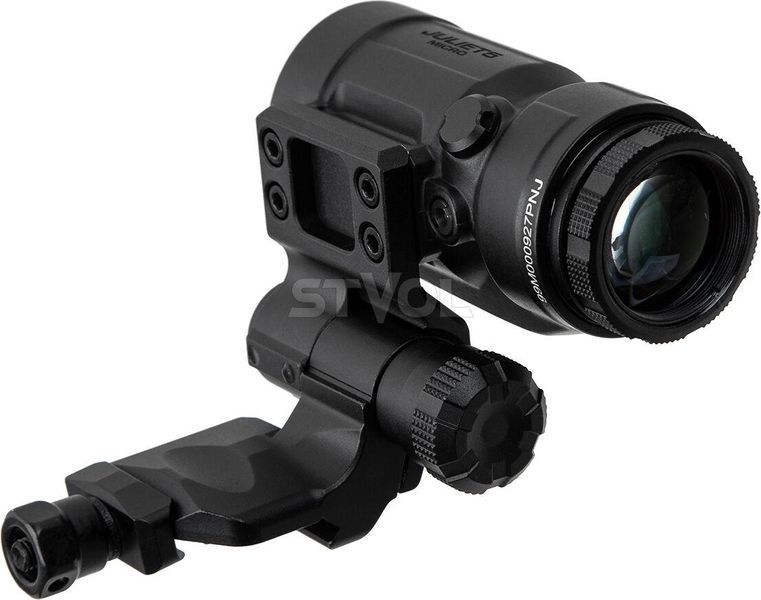 Збільшувач Sig Optics 5Х JULIET5-MICRO 5X24MM, PUSH-BUTTON MOUNT WITH SPACERS, BLACK ST-SOJ5M001 фото