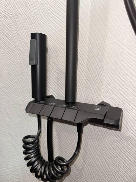 Багатофункціональна душова система Piano Rain Nano Black BV-000940-1 фото